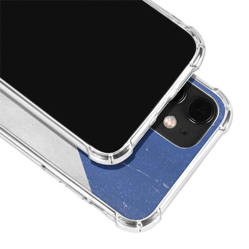 Czech Republic Flag Distressed iPhone 12 Mini Clear Case